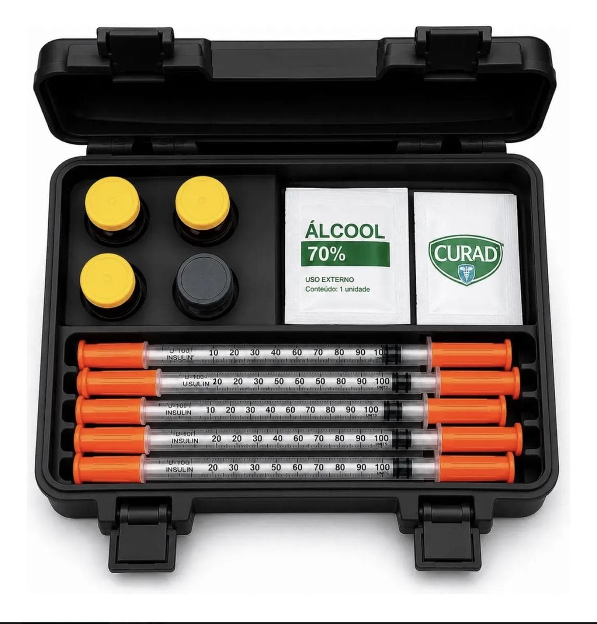 Case para medicação controlada.