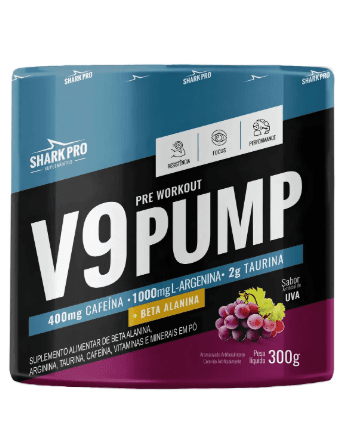 V9-pump Pre Workout - 300g Uva - Shark Pro