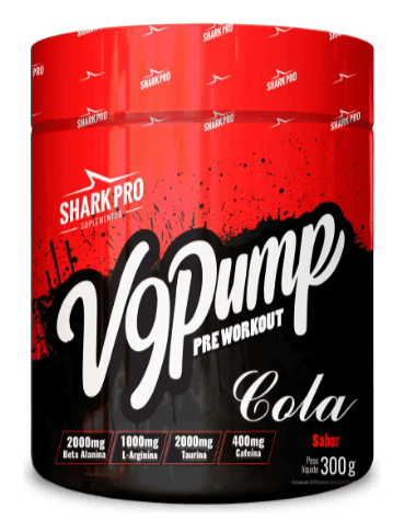 V9-pump Pre Workout - 300g Cola - Shark Pro